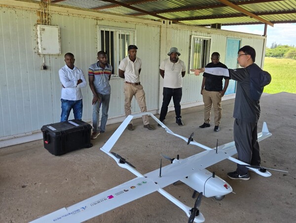 한국 드론 기술, 모잠비크 홍수 현장에 투입